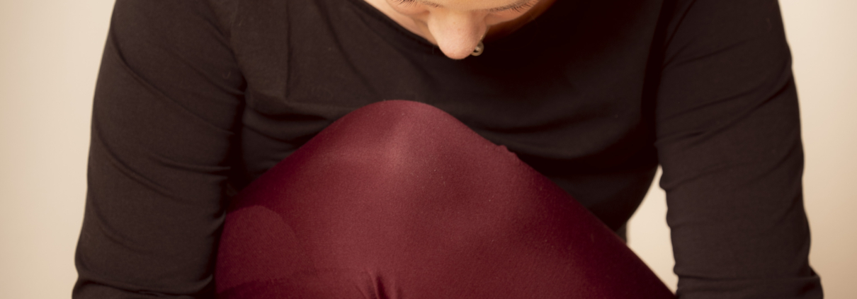 Claudia Sontheimer auf der Yoga-Matte